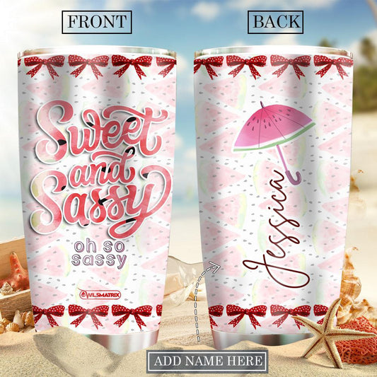 Fruit Lemonade Sweet And Sassy Personalized 20 Oz Tumbler For Coffee Travel And Daily Drinks