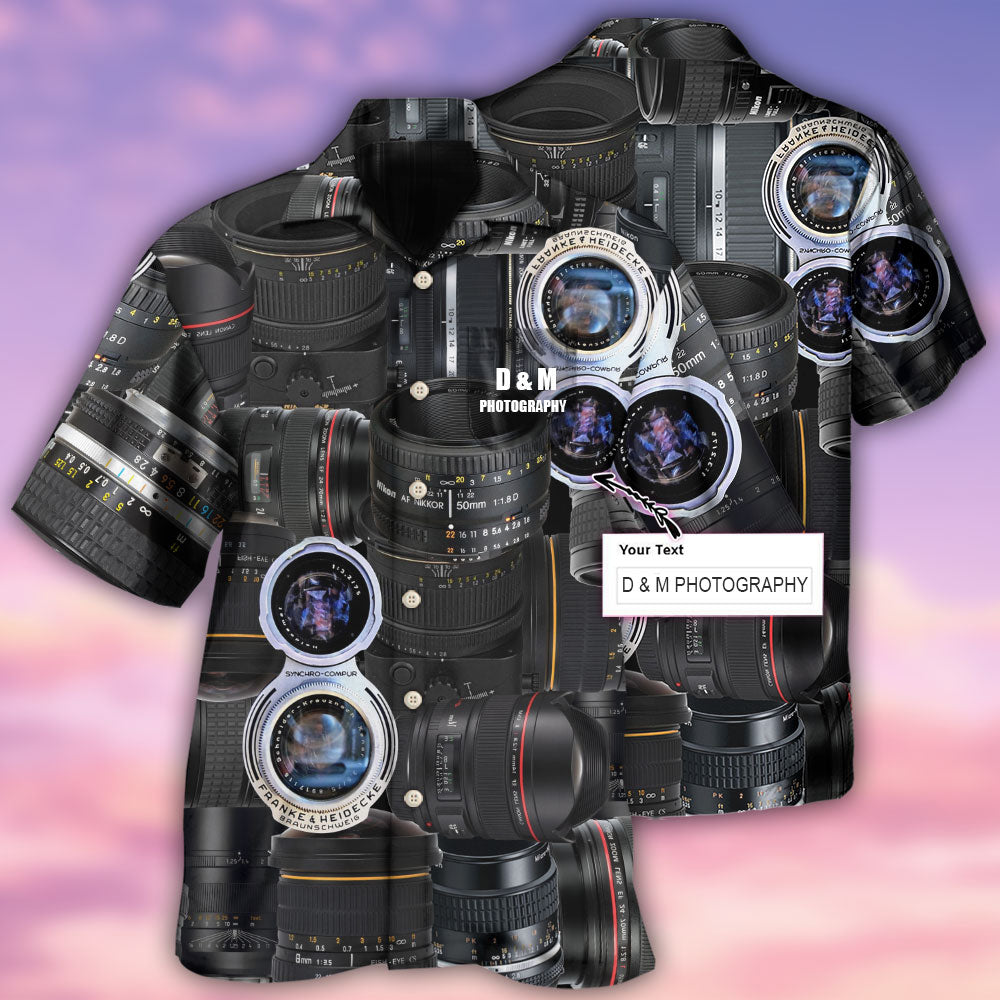 Photography Camera Photographer Personalized Hawaiian Shirt Pattern View For Lightweight Everyday Style