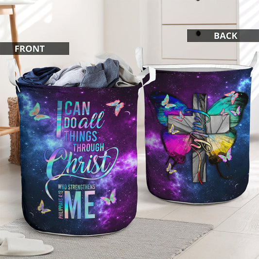 Faith Butterfly Laundry Basket For Bathroom Bedroom Storage