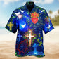 Faith Inspired Graphic Hawaiian Shirt For Island Vacations, Resort Wear, And Relaxed Seasonal Style