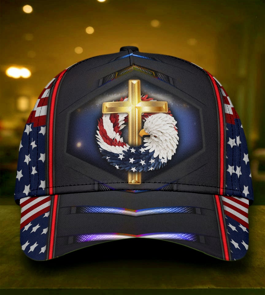 God Bless America Eagle Classic Cap For Casual Gatherings Travel And Thoughtful Gift Giving