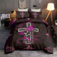 Jesus Faith Hope Love Rose Christian Bedding Cover For Faith Bedroom Decor