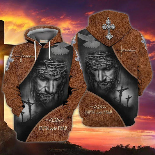 Faith Fear Christian Hoodie For Faith Centered Activities Weekend Travel And Gift Giving