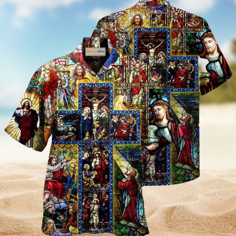 Faith Over Fear Hawaiian Shirt For Coastal Adventures Outdoor Gatherings And Casual Warm Weather Wear