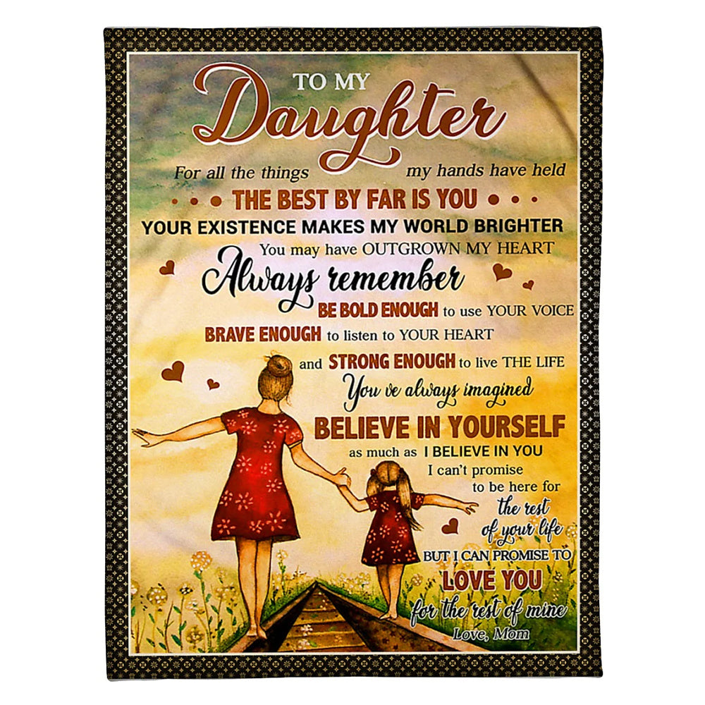 Family All The Things My Hands Flannel Blanket For Cozy Bedroom Sofa Decor