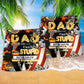 Handy Dad Beach Shorts Pattern Detail For Coastal Leisure And Relaxed Holiday Style