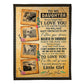 Family Follow Your Dreams Daughter Gift Flannel Blanket For Cozy Bedroom Sofa Decor