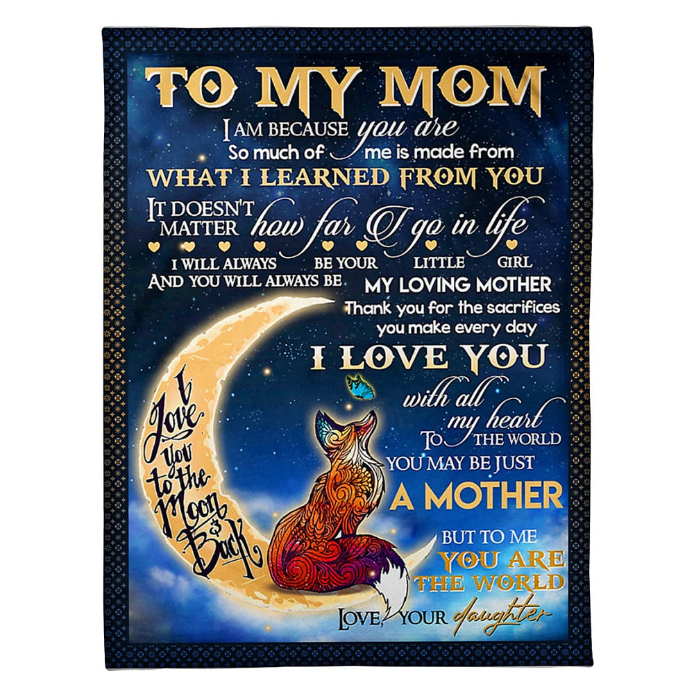 Family I Am Always With You Flannel Blanket For Cozy Bedroom Sofa Decor