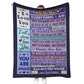 Family I Love You To The Moon And Back Love You Flannel Blanket For Cozy Bedroom Sofa Decor