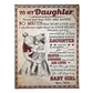 Family I'll Always Be With You Flannel Blanket For Cozy Bedroom Sofa Decor