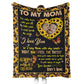 Family I've Only Been With You Personalized Flannel Blanket For Cozy Bedroom Sofa Decor