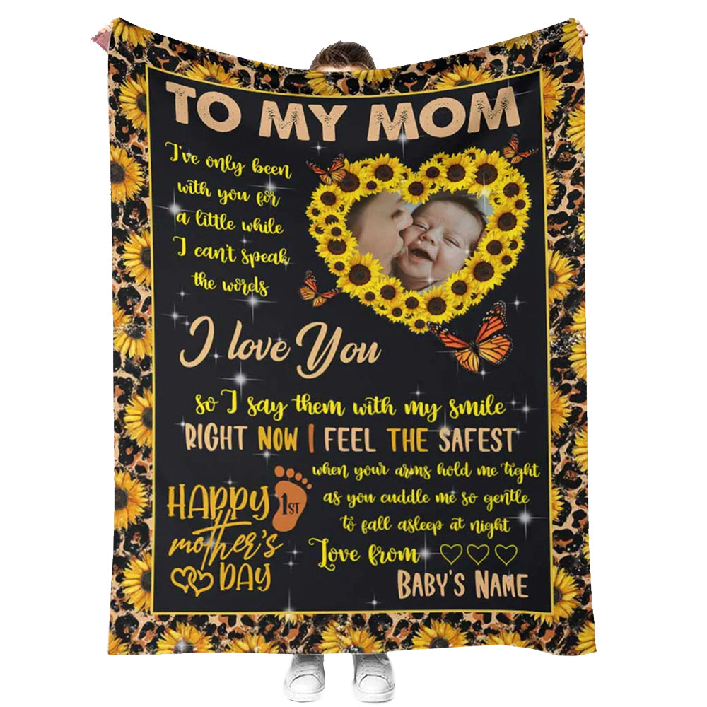 Family I've Only Been With You Personalized Flannel Blanket For Cozy Bedroom Sofa Decor