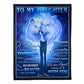 Family If Ever There Is A Tomorrow Mom To Daughter Flannel Blanket For Cozy Bedroom Sofa Decor