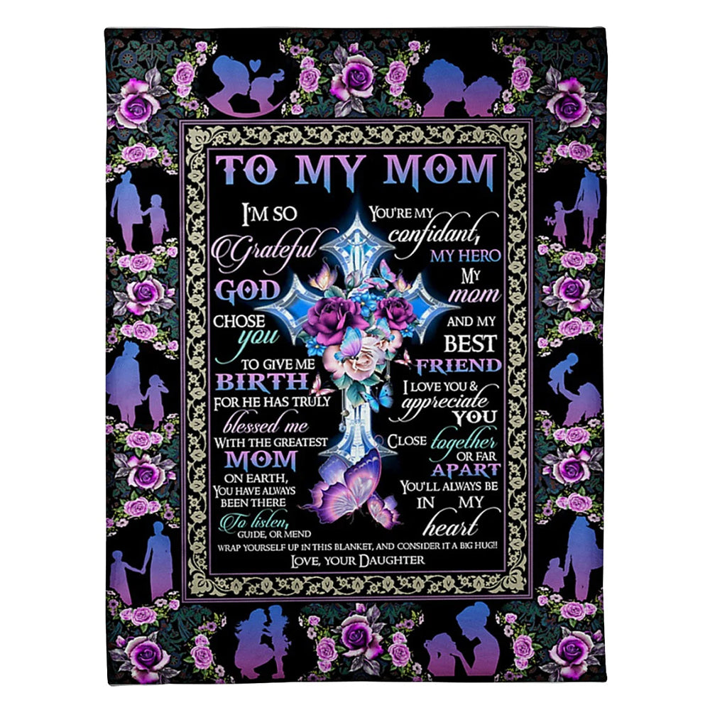 Family Love You Are My Hero Flannel Blanket For Cozy Bedroom Sofa Decor
