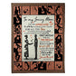Family Loving Mom Lover Flannel Blanket For Cozy Bedroom Sofa Decor