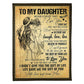 Family The Gift Of Life Daughter Gift Flannel Blanket For Cozy Bedroom Sofa Decor