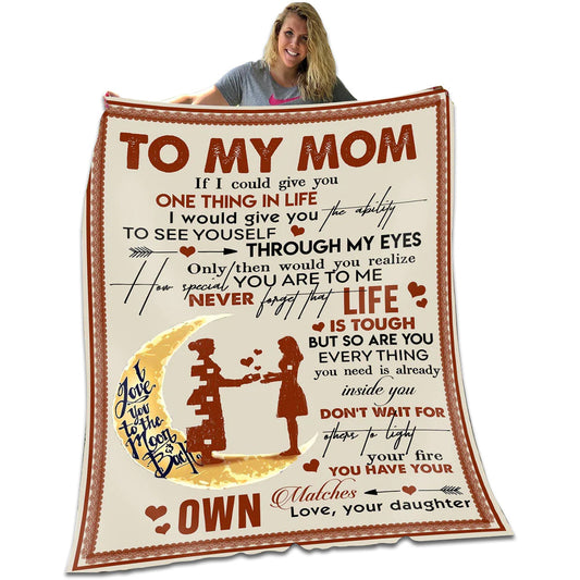 Family To Me You Are The World Flannel Blanket For Cozy Bedroom Sofa Decor