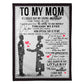 Family To My Mom Vintage If I Could Flannel Blanket For Cozy Bedroom Sofa Decor
