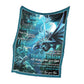 Dragon To My Son Flannel Blanket For Cozy Bedroom Sofa Decor