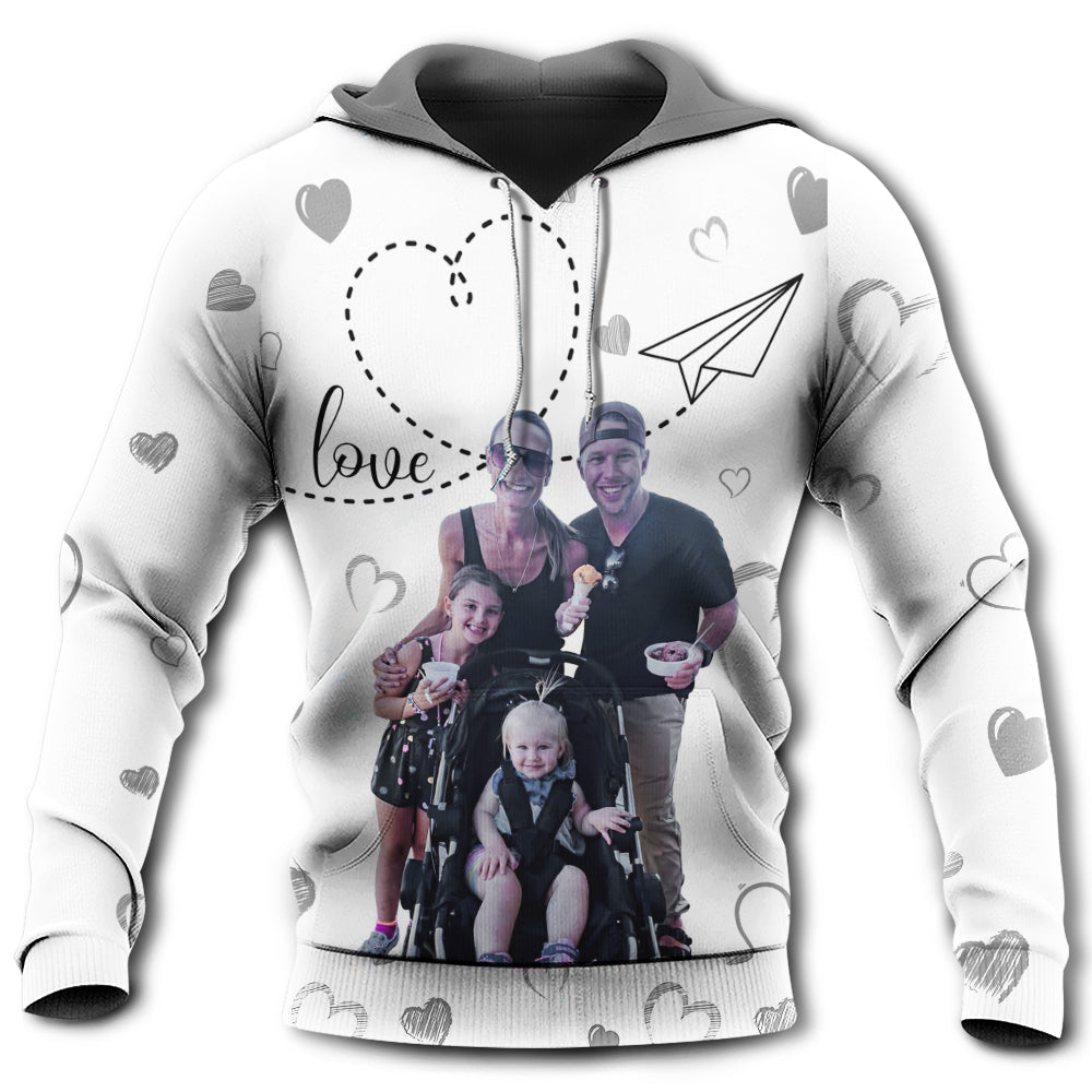 Family Superpower Love Hoodie For Casual Streetwear Travel And Everyday Comfort
