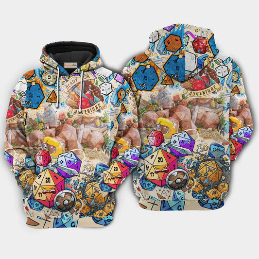 Fantasy Dice D20 Already Hoodie For Mythical Themes Daily Outfits And Gift Ideas