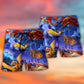 Dragon Fantasy Imagination Beach Shorts Design View For Comfortable Resort And Beach Styling