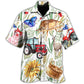 Farm Agriculture Hawaiian Shirt For Coastal Travel, Casual Events, And Comfortable Summer Wear