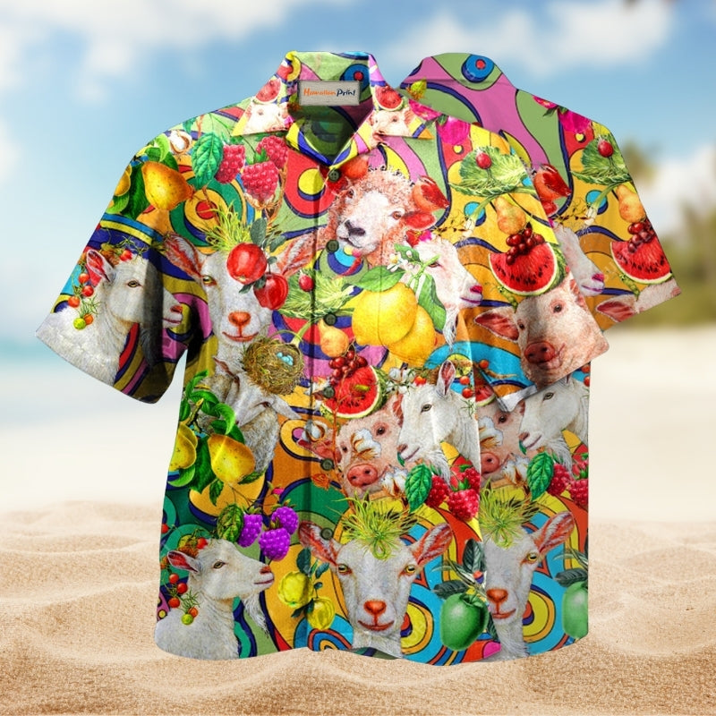 Farm Family Hawaiian Shirt For Coastal Adventures Outdoor Gatherings And Casual Warm Weather Wear