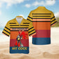 Playful Farm Rooster Hawaiian Shirt For Island Getaways Beach Parties And Comfortable Vacation Style