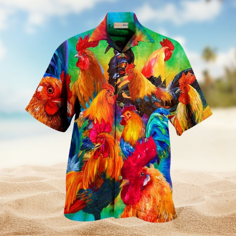 Waterskiing Grandpa Hawaiian Shirt Tropical Styling View For Outdoor Gatherings