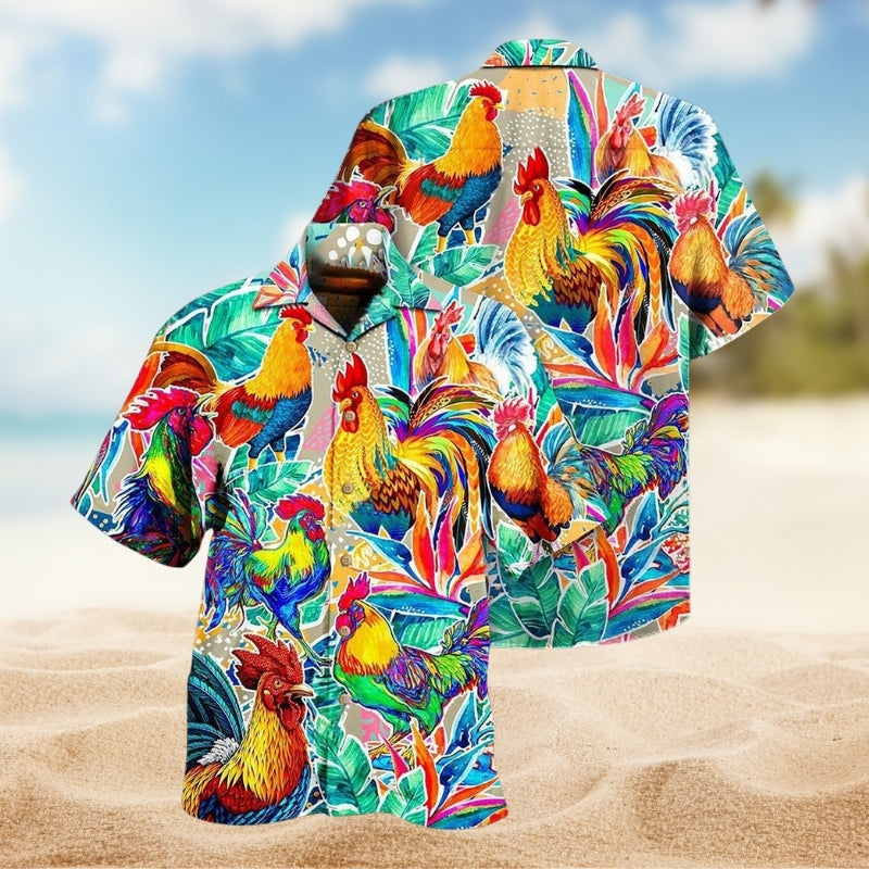 Farm Chicken Stronger Hawaiian Shirt For Beach Days, Summer Outings, And Thoughtful Gift Giving