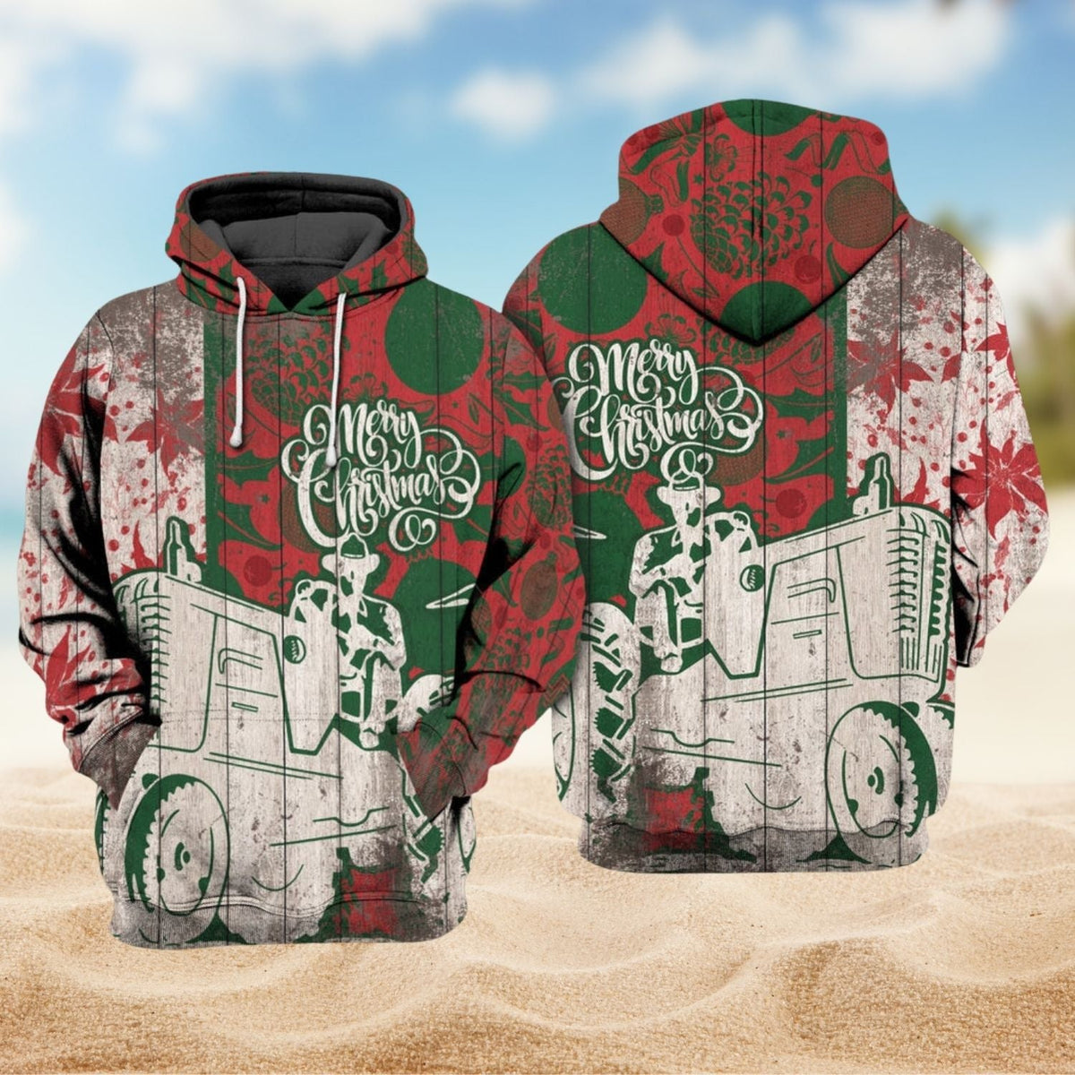 Classic Farm Christmas Country Hoodie For Festive Family Moments Winter Wear And Holiday Gift Ideas