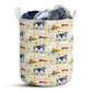 Cow Love My Farm Laundry Basket For Bathroom Bedroom Storage