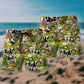 Farm To Table Fresh Farm Life Beach Shorts Pattern View For Coastal Holidays And Casual Activities