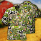 Farm Table Country Hawaiian Shirt For Summer Vacation, Beach Travel, And Casual Wear