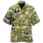 Farm Table Country Hawaiian Shirt For Summer Vacation, Beach Travel, And Casual Wear