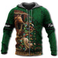 Green Farm Love Christmas Tree Hoodie For Festive Streetwear Winter Outings And Christmas Celebrations