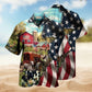 Funny Surfing Flamingo Surf Hawaiian Shirt Fabric Pattern Detail For Island Holidays