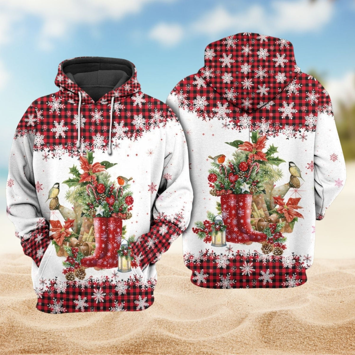 Farm Love Christmas Hoodie For Festive Streetwear Winter Outings And Christmas Celebrations