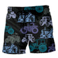 Farm Tractor Farmer Beach Shorts For Summer Vacation And Coastal Travel