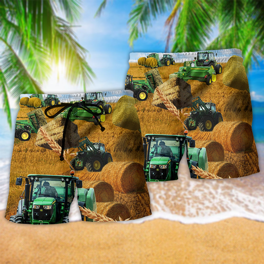 Farm You Will Always Harvest What You Plant Beach Shorts For Outdoor Activities And Vacation Styling