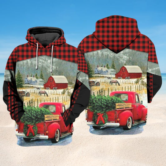 Farm Love Christmas Holiday Hoodie For Holiday Parties Weekend Outings And Cheerful Gift Giving