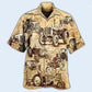 Farm Tractor Hawaiian Shirt With All Over Print For Tropical Getaways Outdoor Fun And Everyday Wear