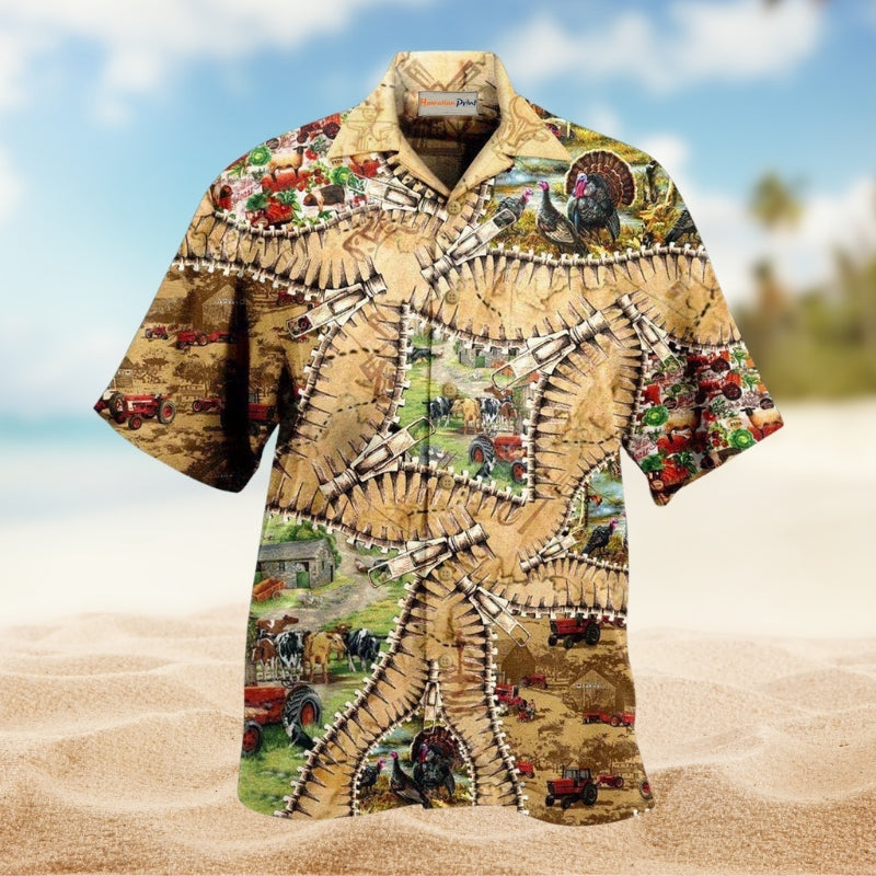 Gardening Plant Garden Hawaiian Shirt Fabric Pattern Detail For Beach Days