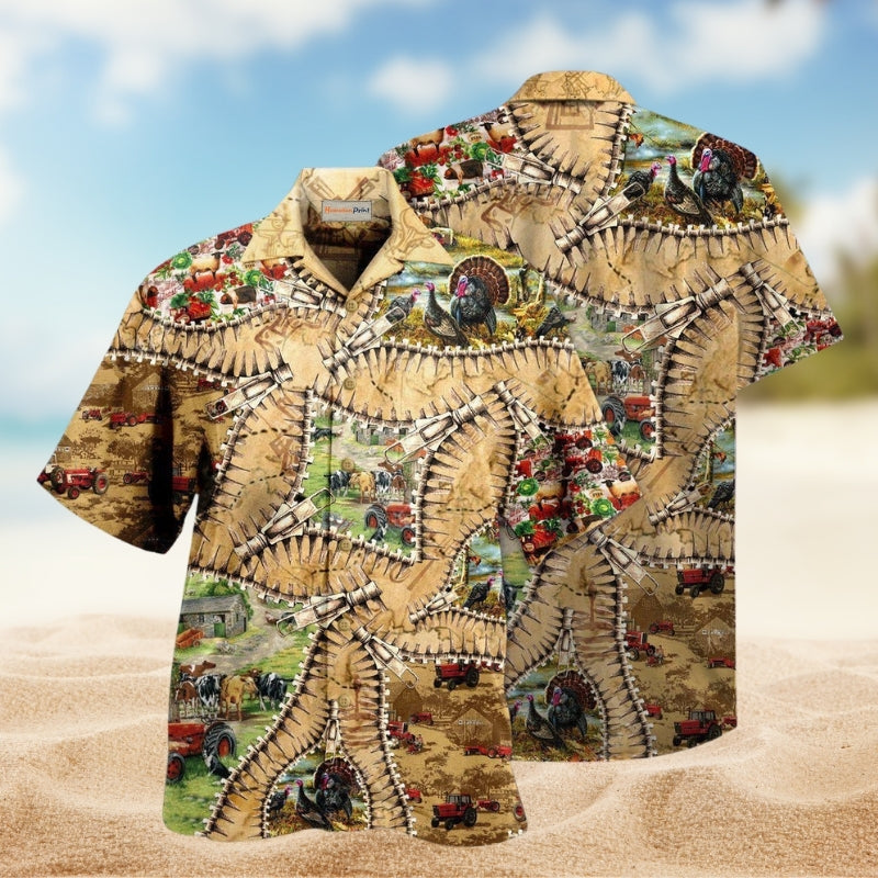 Gardening Plant Garden Hawaiian Shirt Button Front Artwork For Tropical Vacations