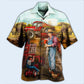 Farm Awesome Fatherhood Hawaiian Shirt Artwork Detail For Resort Trips And Outdoor Activities