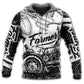Black White Classic Farmer Hoodie For Farm Lovers Outdoor Trips And Comfortable Casual Style