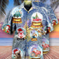 Christmas Playful Farm Life Hawaiian Shirt With Detailed Graphic For Tropical Escapes Resort Wear And Outdoor Celebrations