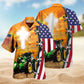 Farmer Proud Hawaiian Shirt For Island Vacations, Resort Wear, And Relaxed Seasonal Style