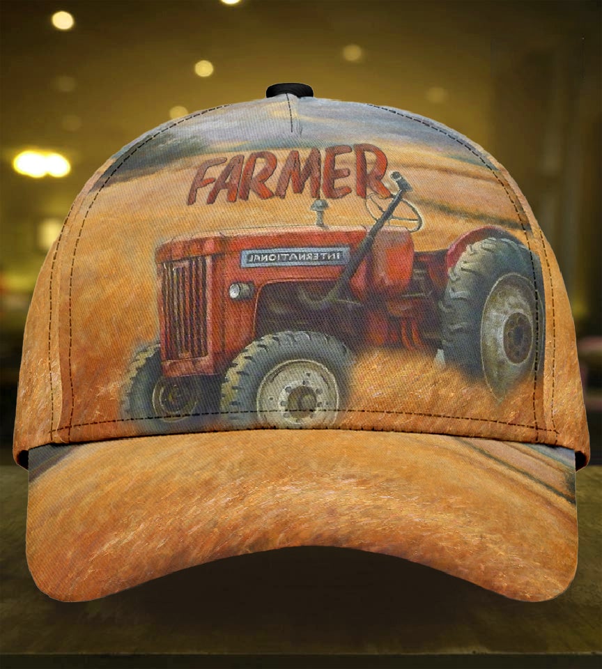 Farmer Tractor Field Life Classic Cap For Holiday Trips Daily Outfits And Thoughtful Gifting